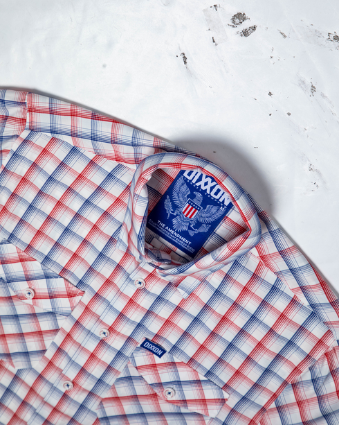 THE AMENDMENT BAMBOO SHORT SLEEVE BUTTON UP - MENS